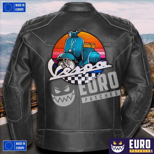 parches para moteros de vespa