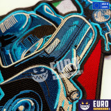Parche Vespa Italia espalda chaqueta grande chaleco, parche de coser, parche bordado termoadhesivo