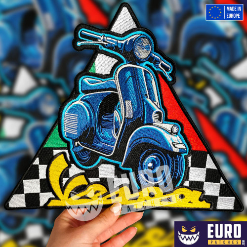 Parche Vespa Italia espalda chaqueta grande chaleco,...
